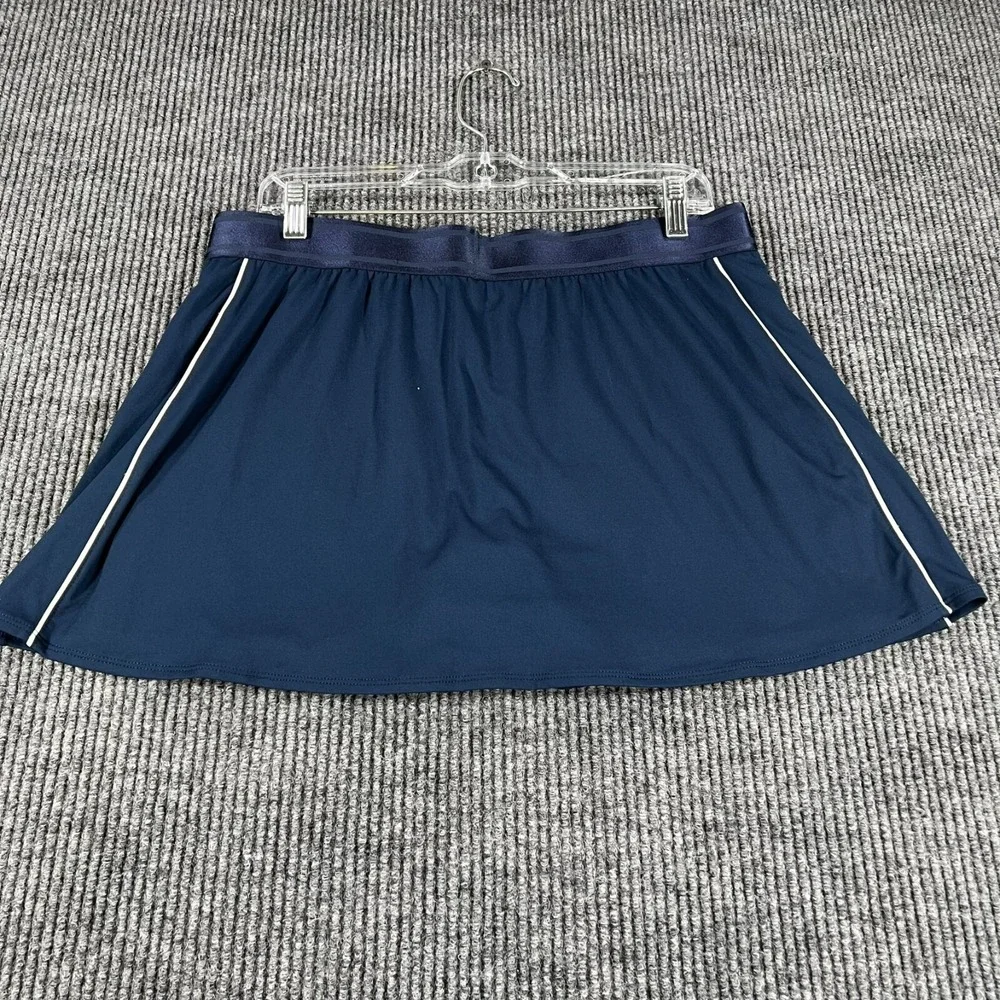 Nike Court Skort Womens XL Extra Large Blue Dri Fit Lined Tennis Pickleball Gym